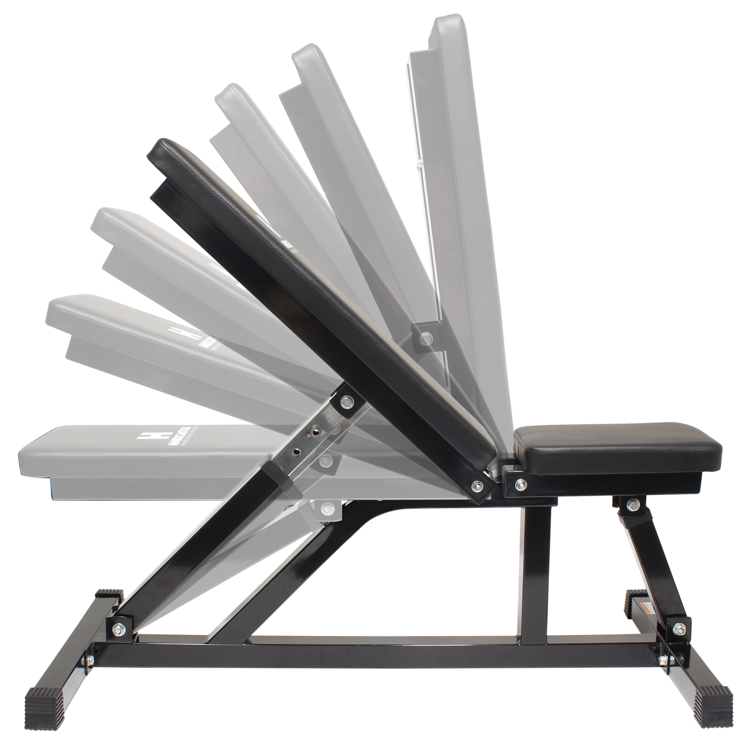 HARDCASTLE BODYBUILDING ADJUSTABLE FLAT/INCLINE HOME GYM WEIGHT LIFTING